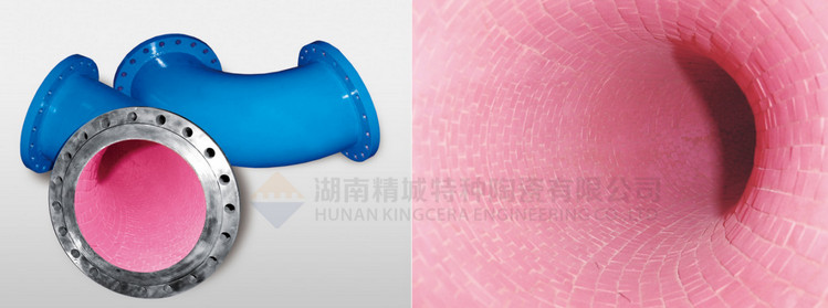 百乐博特瓷推荐使用的耐磨陶瓷管道洛氏硬度高达87HRA